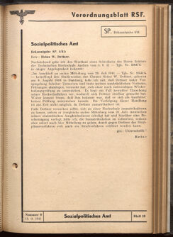 Verordnungsblatt des Reichsstudentenführers 19410915 Seite: 29