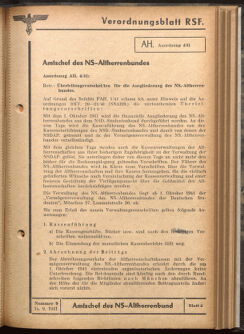 Verordnungsblatt des Reichsstudentenführers 19410915 Seite: 31