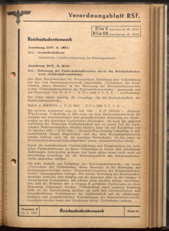 Verordnungsblatt des Reichsstudentenführers 19410915 Seite: 35