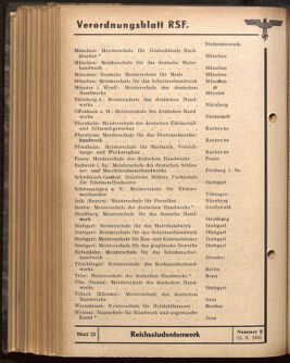 Verordnungsblatt des Reichsstudentenführers 19410915 Seite: 46