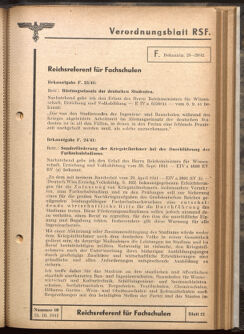 Verordnungsblatt des Reichsstudentenführers 19411015 Seite: 17