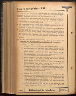 Verordnungsblatt des Reichsstudentenführers 19411015 Seite: 18