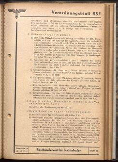 Verordnungsblatt des Reichsstudentenführers 19411015 Seite: 21