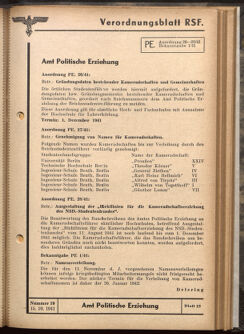 Verordnungsblatt des Reichsstudentenführers 19411015 Seite: 29