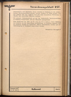 Verordnungsblatt des Reichsstudentenführers 19411015 Seite: 33