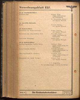 Verordnungsblatt des Reichsstudentenführers 19411015 Seite: 4