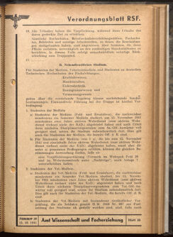 Verordnungsblatt des Reichsstudentenführers 19411015 Seite: 43