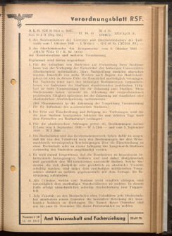 Verordnungsblatt des Reichsstudentenführers 19411015 Seite: 49