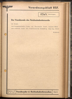 Verordnungsblatt des Reichsstudentenführers 19411015 Seite: 55