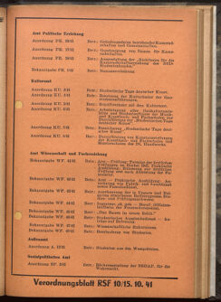 Verordnungsblatt des Reichsstudentenführers 19411015 Seite: 59