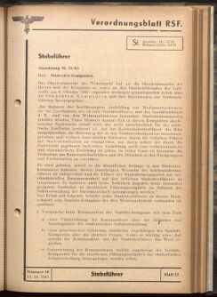 Verordnungsblatt des Reichsstudentenführers 19411015 Seite: 9