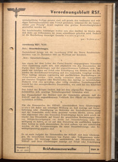 Verordnungsblatt des Reichsstudentenführers 19411115 Seite: 11