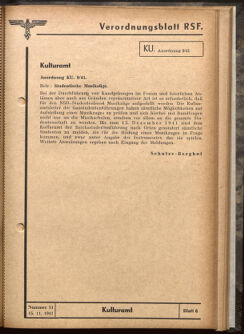 Verordnungsblatt des Reichsstudentenführers 19411115 Seite: 23