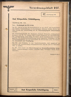 Verordnungsblatt des Reichsstudentenführers 19411115 Seite: 25