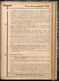 Verordnungsblatt des Reichsstudentenführers 19411115 Seite: 29