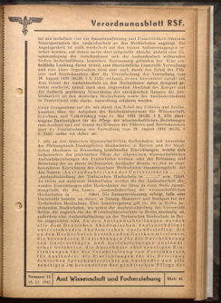 Verordnungsblatt des Reichsstudentenführers 19411115 Seite: 31