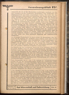 Verordnungsblatt des Reichsstudentenführers 19411115 Seite: 33