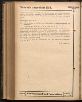 Verordnungsblatt des Reichsstudentenführers 19411115 Seite: 36