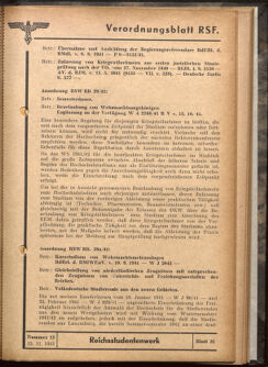 Verordnungsblatt des Reichsstudentenführers 19411115 Seite: 43