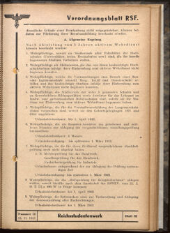 Verordnungsblatt des Reichsstudentenführers 19411115 Seite: 45