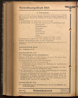 Verordnungsblatt des Reichsstudentenführers 19411115 Seite: 46