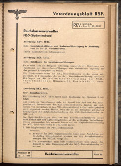 Verordnungsblatt des Reichsstudentenführers 19411115 Seite: 5