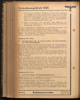 Verordnungsblatt des Reichsstudentenführers 19411115 Seite: 6