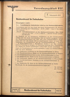 Verordnungsblatt des Reichsstudentenführers 19411215 Seite: 13