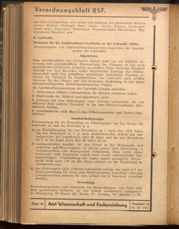 Verordnungsblatt des Reichsstudentenführers 19411215 Seite: 20