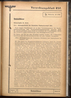 Verordnungsblatt des Reichsstudentenführers 19411215 Seite: 9