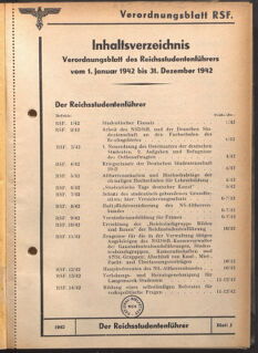 Verordnungsblatt des Reichsstudentenführers 19420115 Seite: 3