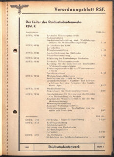 Verordnungsblatt des Reichsstudentenführers 19420115 Seite: 35