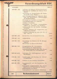 Verordnungsblatt des Reichsstudentenführers 19420115 Seite: 41