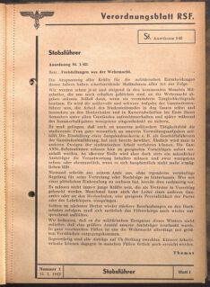 Verordnungsblatt des Reichsstudentenführers 19420115 Seite: 53