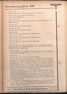 Verordnungsblatt des Reichsstudentenführers 19420115 Seite: 62