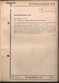 Verordnungsblatt des Reichsstudentenführers 19420115 Seite: 67