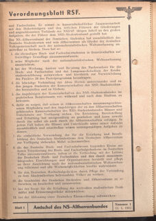 Verordnungsblatt des Reichsstudentenführers 19420115 Seite: 70