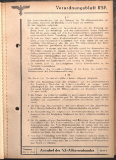 Verordnungsblatt des Reichsstudentenführers 19420115 Seite: 75