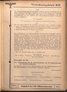 Verordnungsblatt des Reichsstudentenführers 19420115 Seite: 77