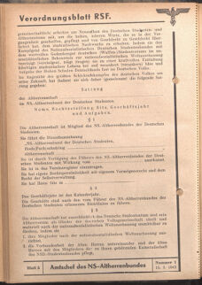 Verordnungsblatt des Reichsstudentenführers 19420115 Seite: 78