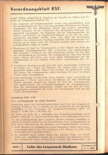 Verordnungsblatt des Reichsstudentenführers 19420305 Seite: 16