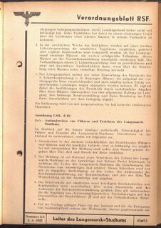 Verordnungsblatt des Reichsstudentenführers 19420305 Seite: 17