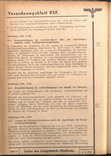 Verordnungsblatt des Reichsstudentenführers 19420305 Seite: 18