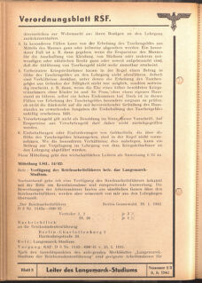 Verordnungsblatt des Reichsstudentenführers 19420305 Seite: 20