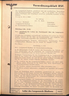 Verordnungsblatt des Reichsstudentenführers 19420305 Seite: 21