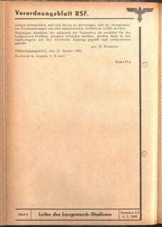 Verordnungsblatt des Reichsstudentenführers 19420305 Seite: 22