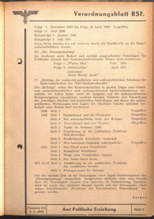 Verordnungsblatt des Reichsstudentenführers 19420305 Seite: 27