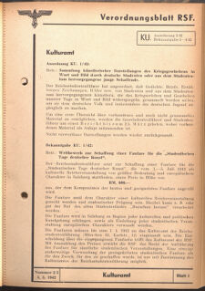 Verordnungsblatt des Reichsstudentenführers 19420305 Seite: 29