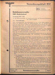 Verordnungsblatt des Reichsstudentenführers 19420305 Seite: 5