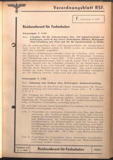 Verordnungsblatt des Reichsstudentenführers 19420305 Seite: 9